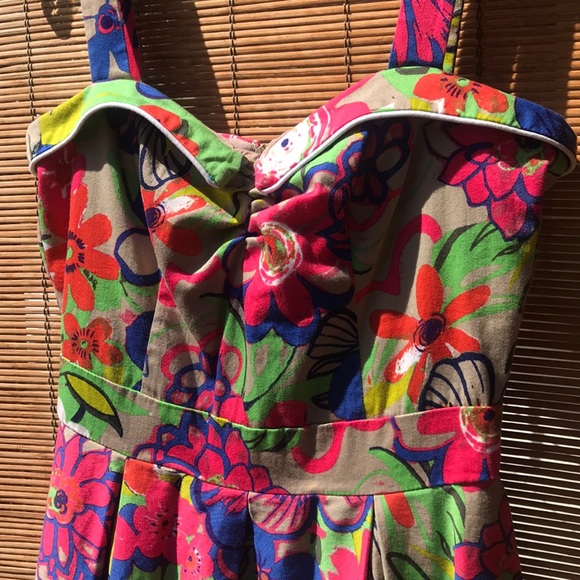 Floratina Beach Bash pinup rockabilly floral funky - Picture 5 of 8